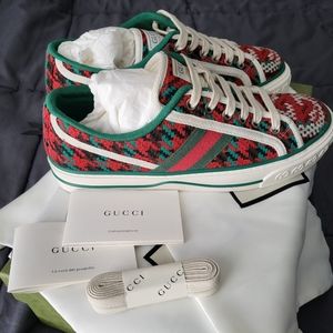 Gucci Houndstooth 1977 Tennis Sneakers
